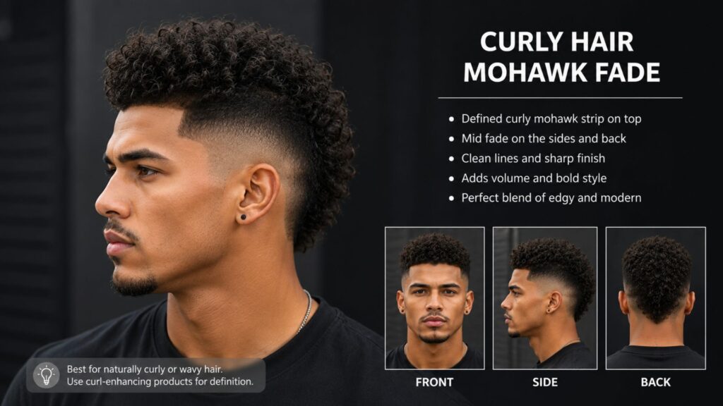 mohawk fade