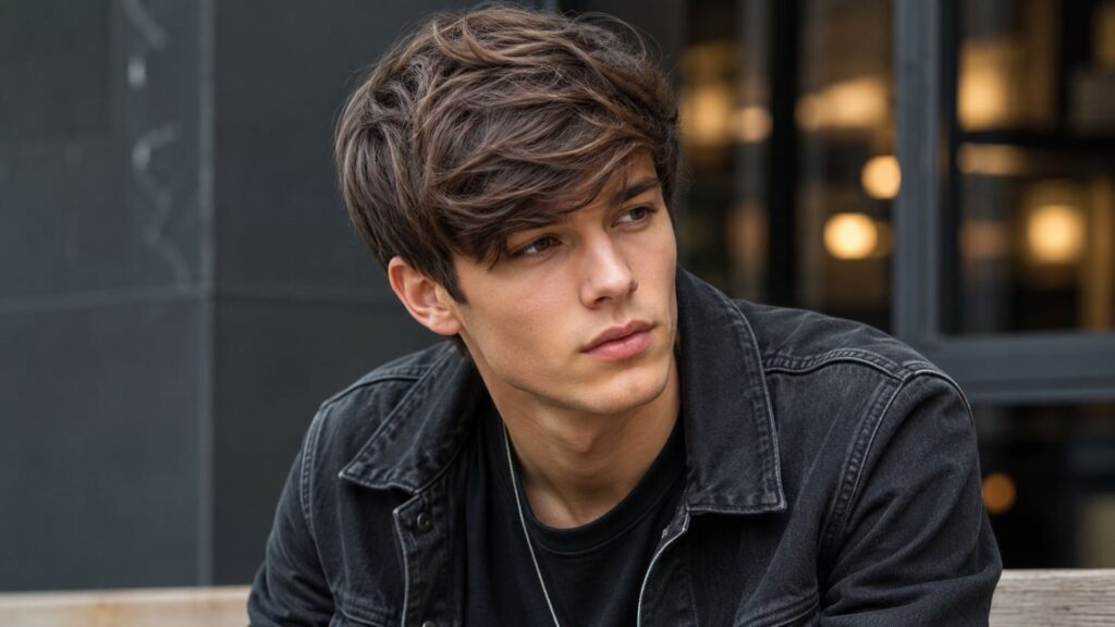 side swept fringe