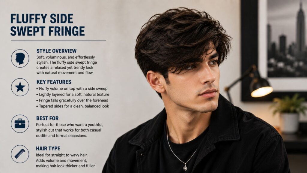side swept fringe