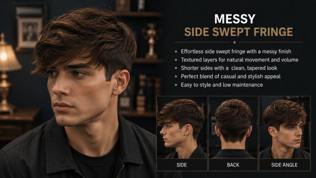 side swept fringe