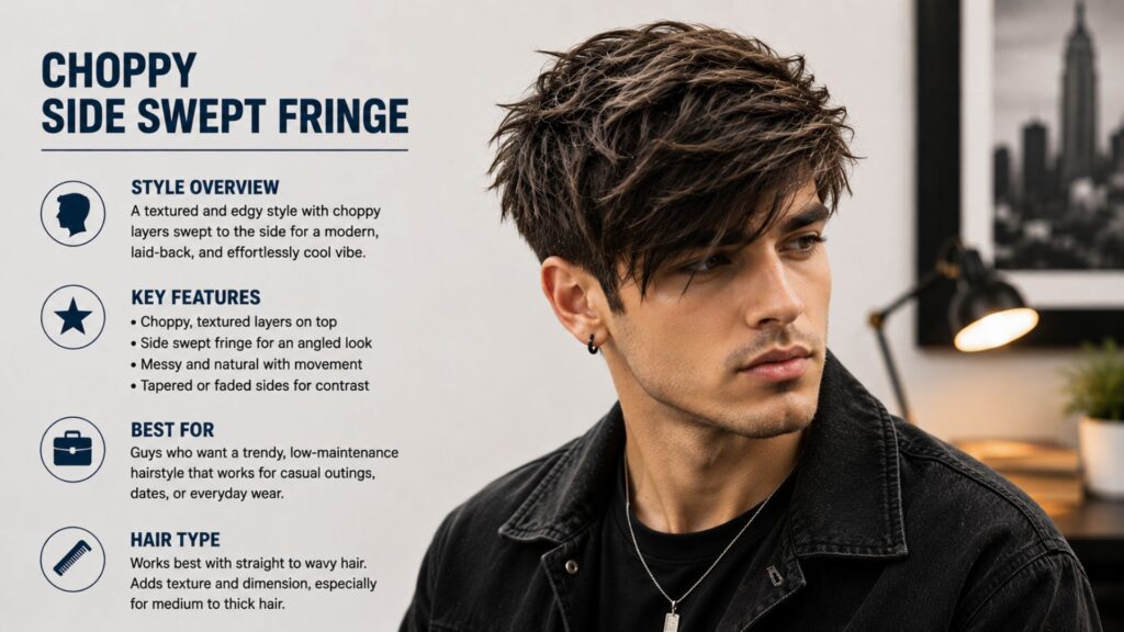side swept fringe