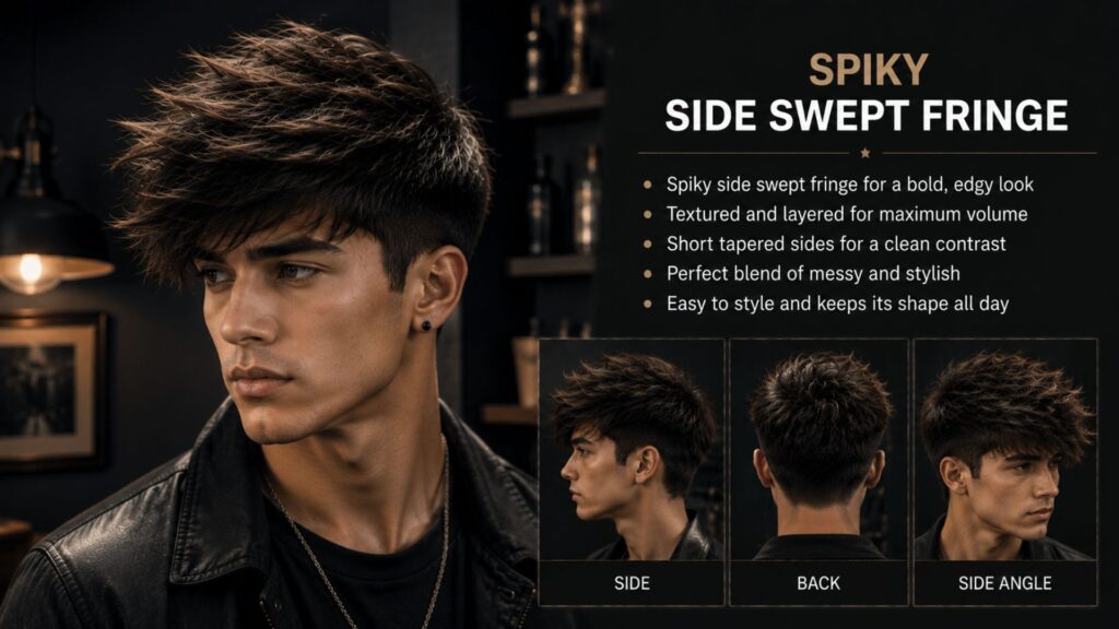 side swept fringe