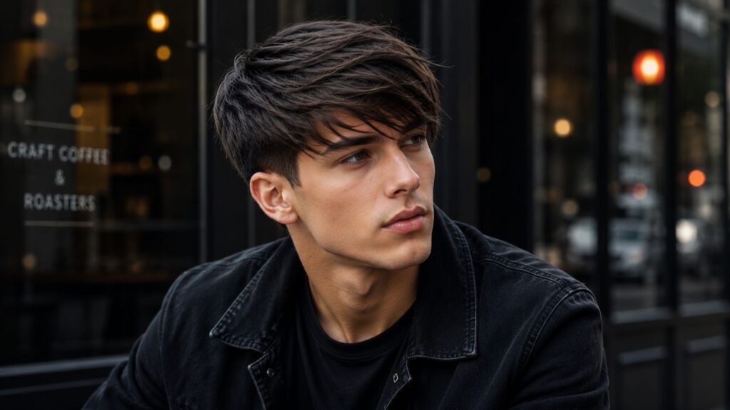 side swept fringe