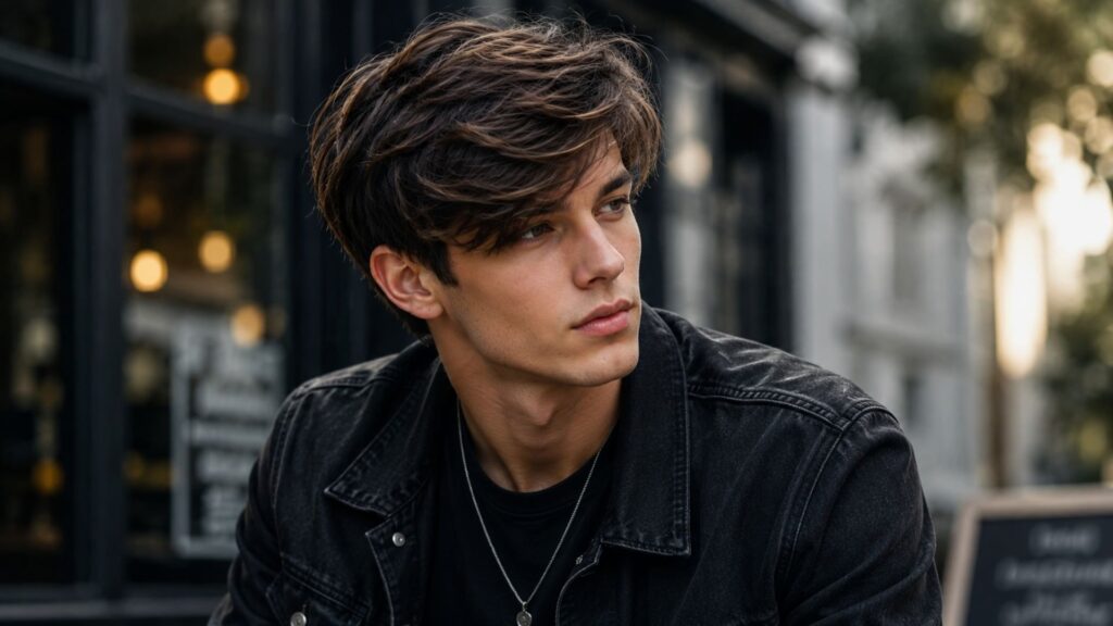 side swept fringe