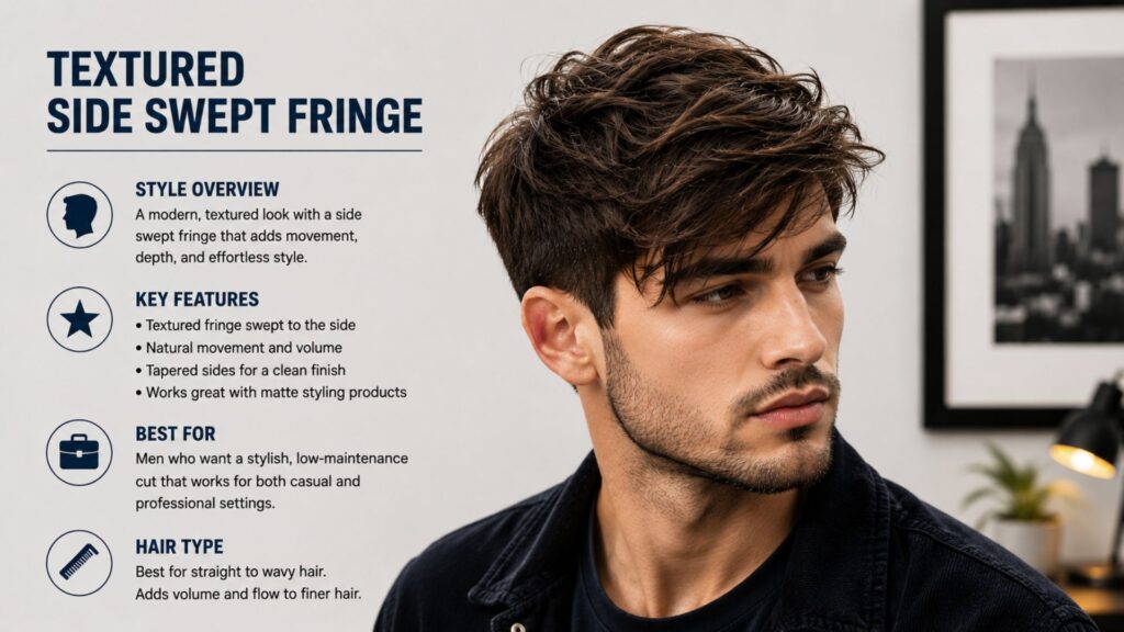 side swept fringe