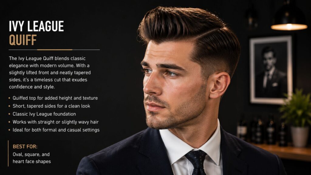Ivy league haircut