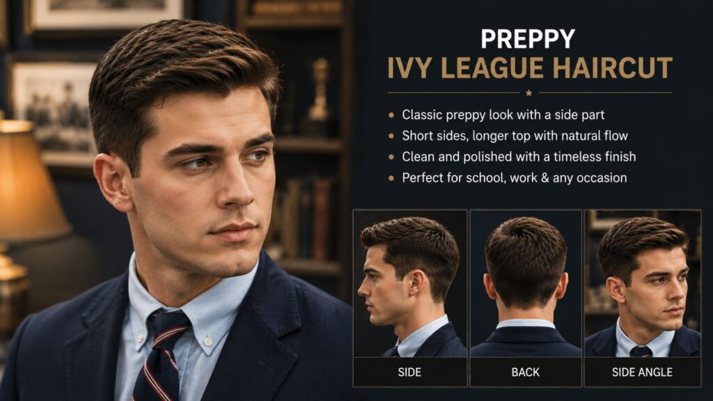 Ivy league haircut