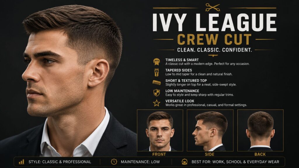Ivy league haircut