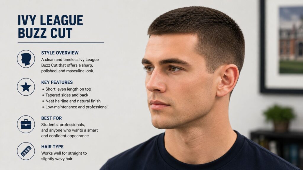 Ivy league haircut