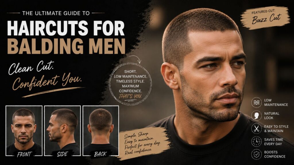 haircuts for balding men