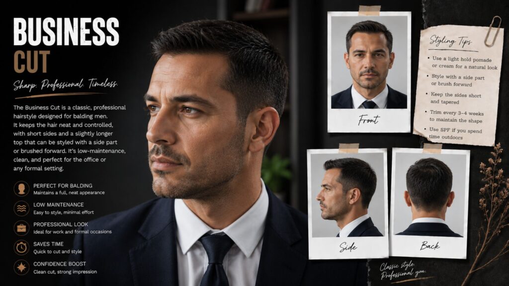 haircuts for balding men