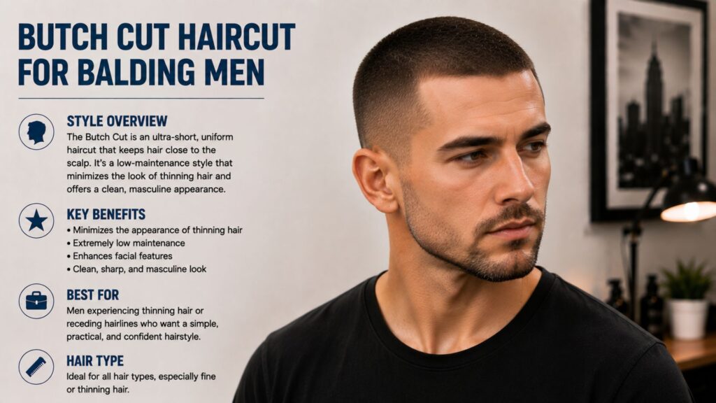 haircuts for balding men