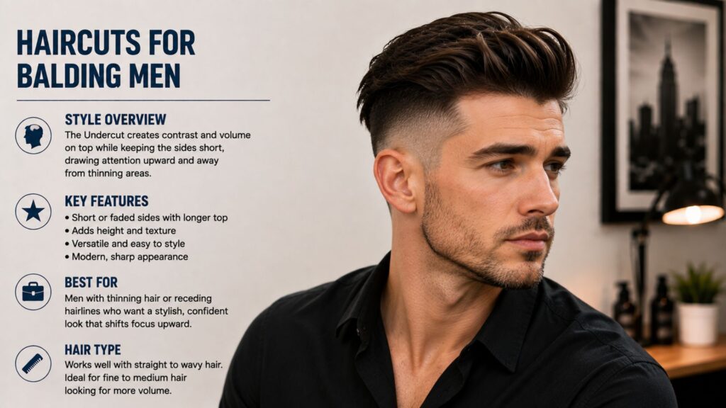 haircuts for balding men
