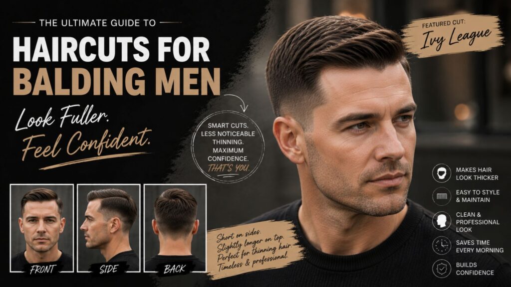 haircuts for balding men