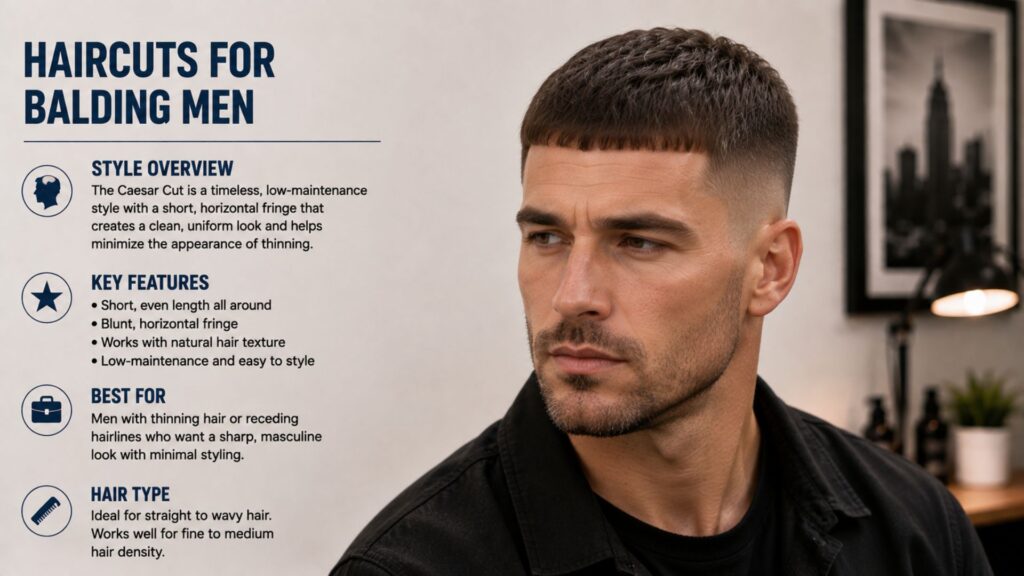 haircuts for balding men