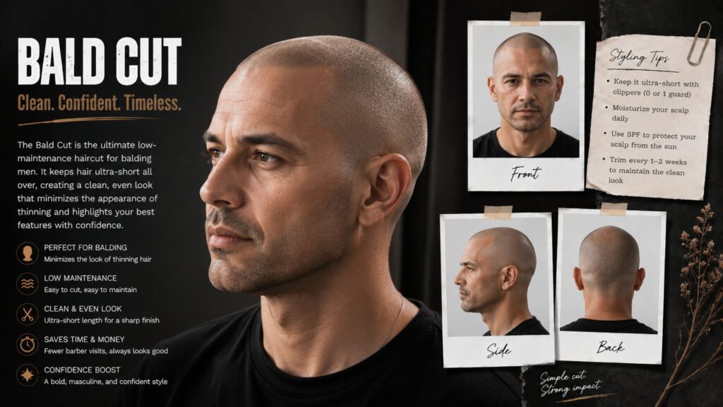 haircuts for balding men