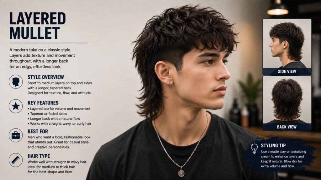 layered haircuts men