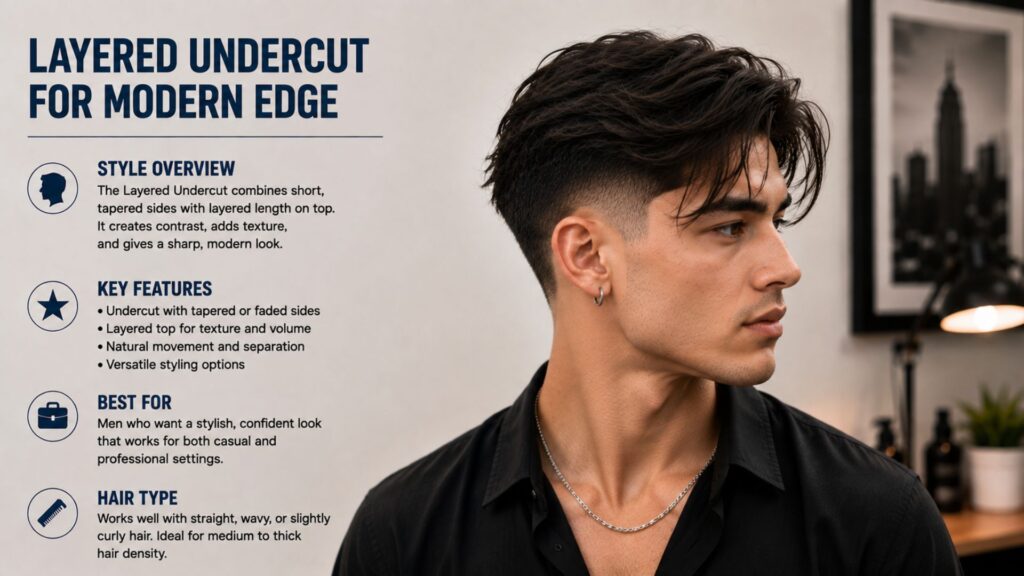 layered haircuts men