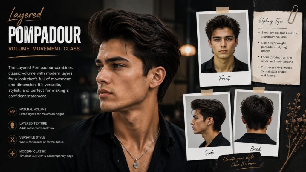 layered haircuts men