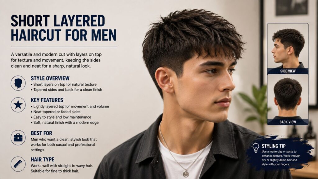 layered haircuts men