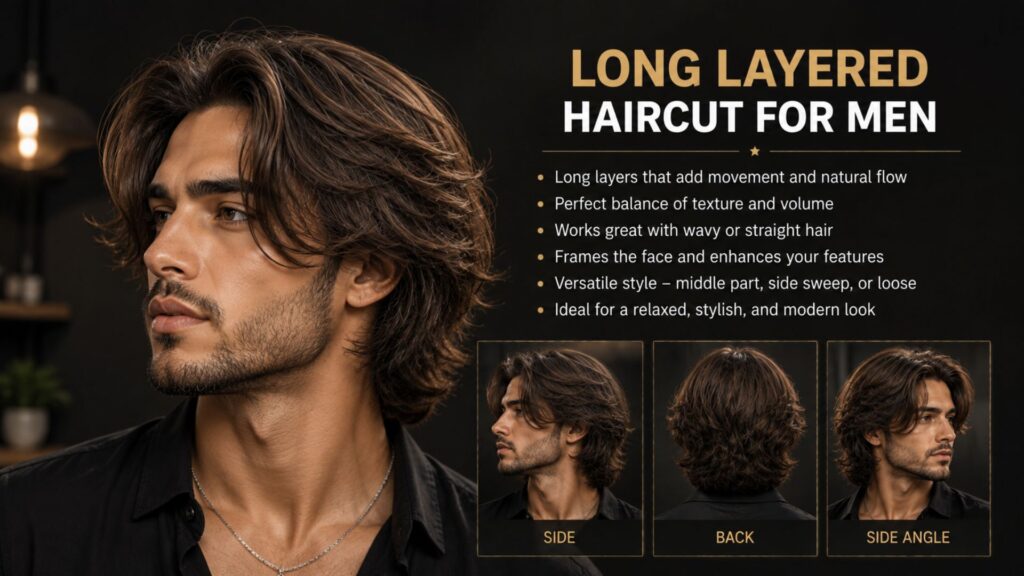 layered haircuts men