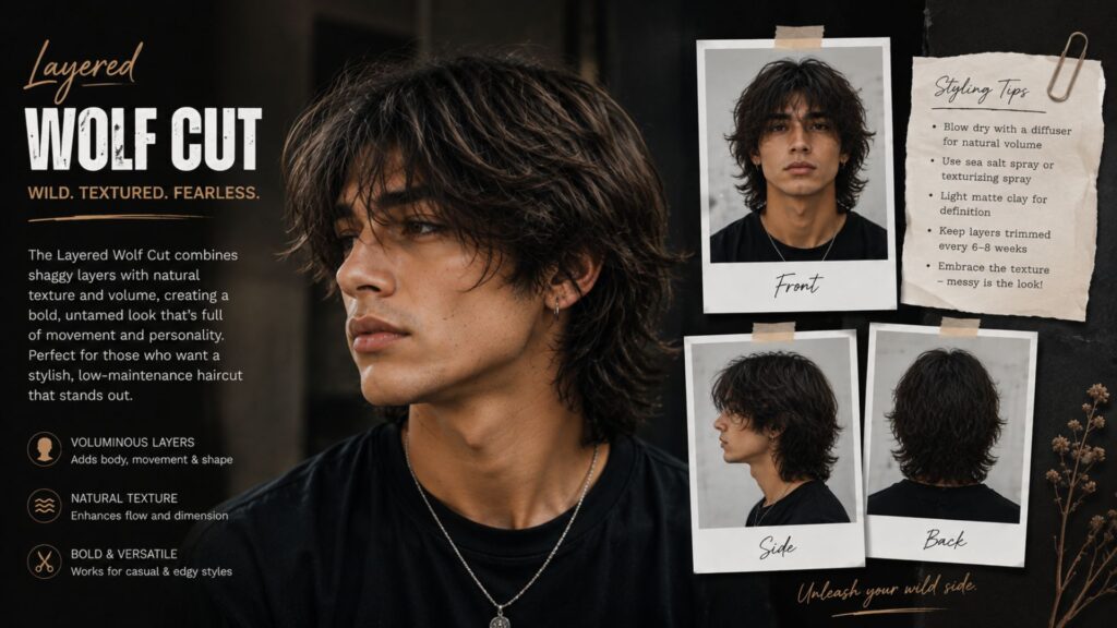 layered haircuts men