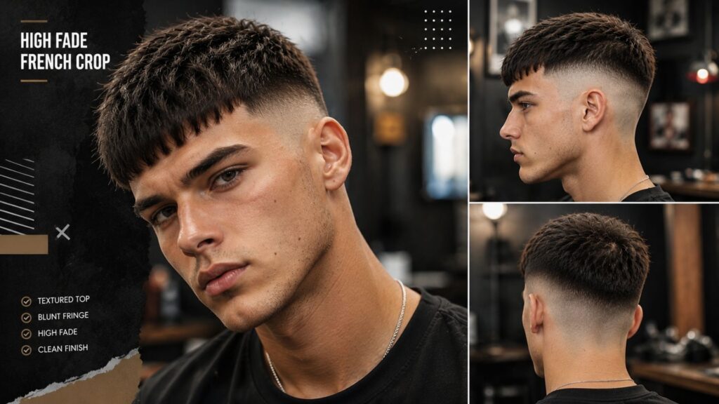 french crop haircut men