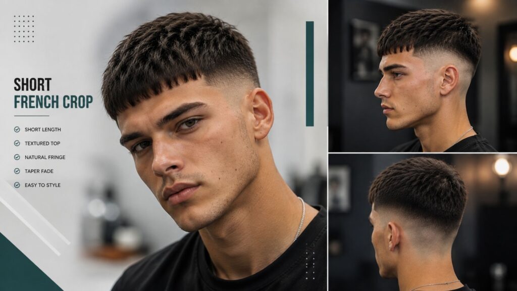 french crop haircut men