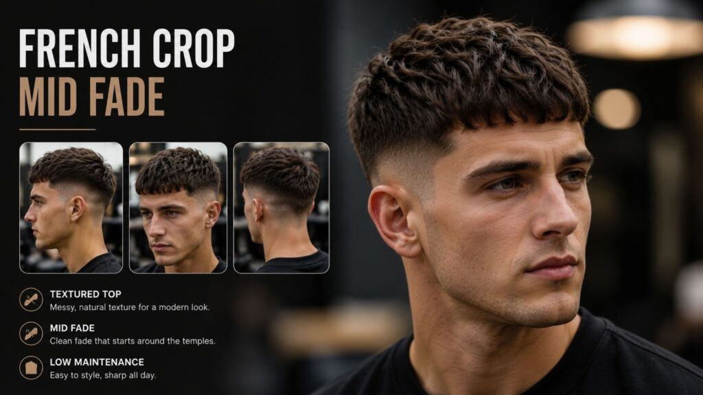 french crop haircut men