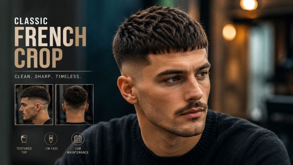 french crop haircut men