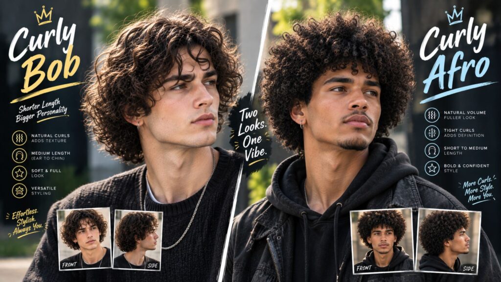 curly hairstyles men