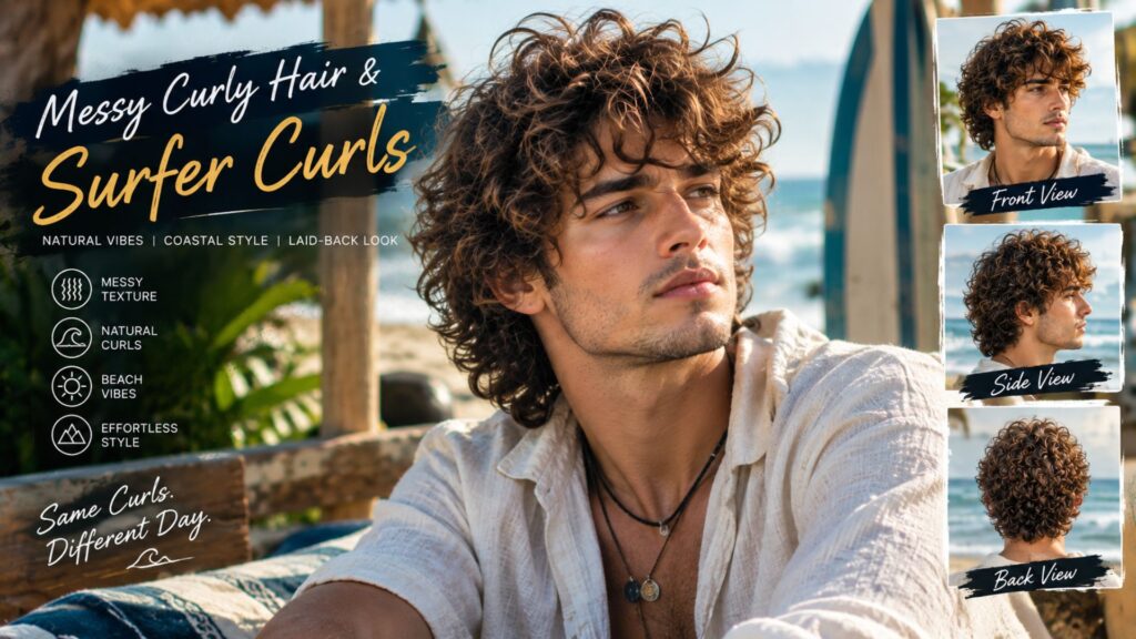 curly hairstyles men