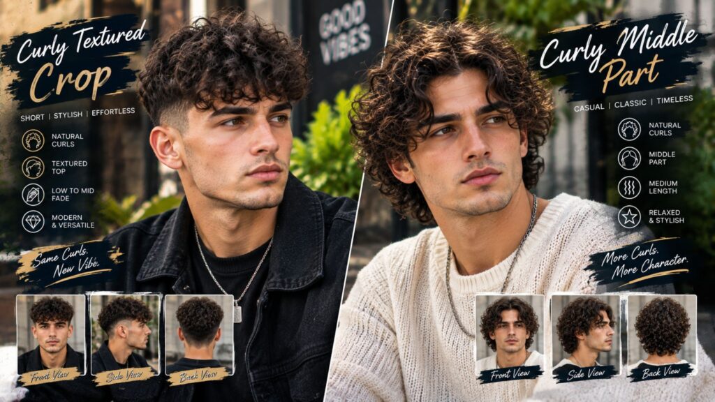 curly hairstyles men
