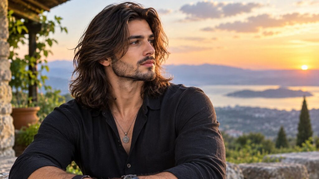 long hairstyles for men