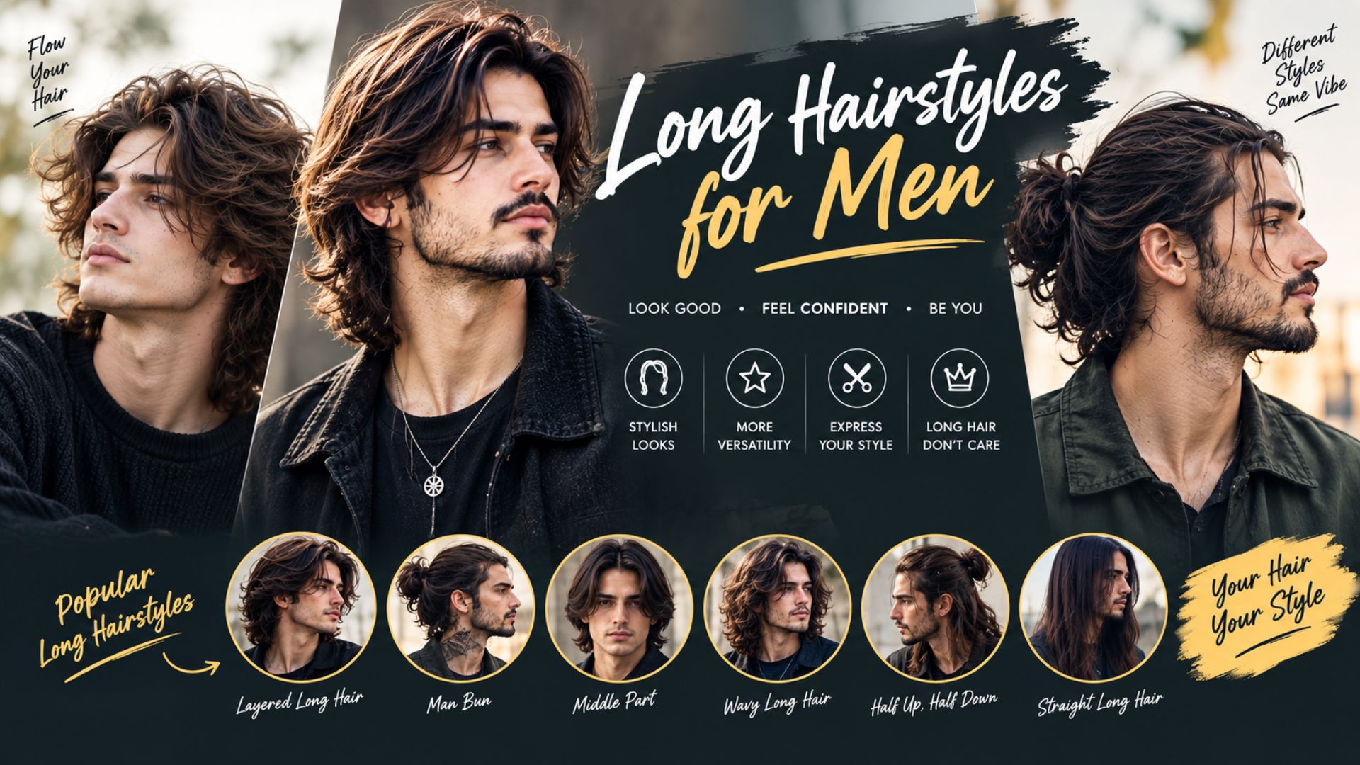 long hairstyles for men