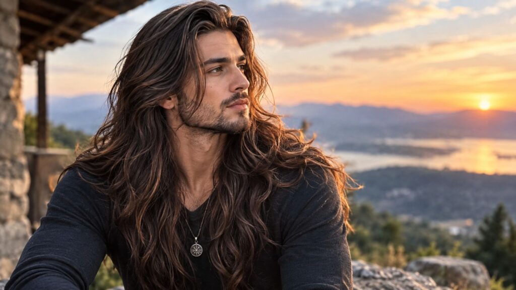 long hairstyles for men