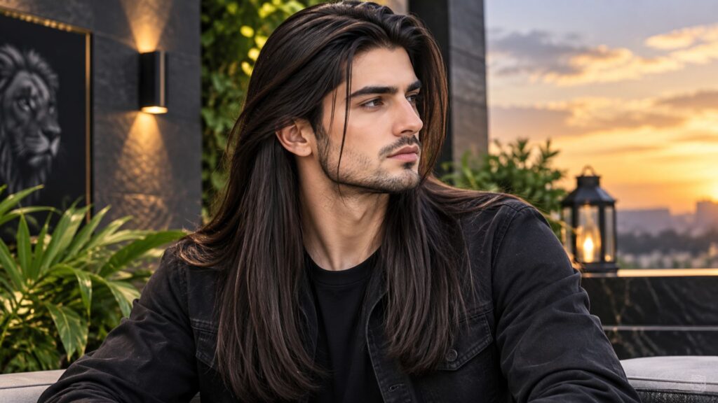 long hairstyles for men